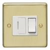 Eurolite Stainless Steel Switched Fuse Spur Satin Brass