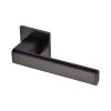 Madrid Lever Set Square Rose Matt Black