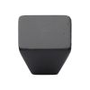 Black Iron Rustic Cabinet Knob Square Cone Design 32mm