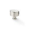 Alexander & Wilks - Leila Hammered Cupboard Knob - Polished Nickel - 35mm