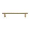 Heritage Brass Door Pull Handle&nbsp;Round Bar Design 336mm Polished Brass Finish