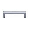 Heritage Brass Cabinet Pull Wide Metro Design 101mm CTC Polished Chrome Finish