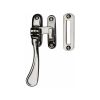 Heritage Brass Casement Window Fastener Spoon Pattern Polished Nickel finish