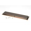 Polished Bronze 250mm Plain Rectangular Pull