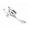 Polished Chrome Night-Vent Locking Peardrop Fastener - RH