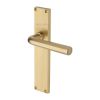 Heritage Brass Octave Reeded Lever Latch Satin Brass finishUK Design Registration Number 6234528