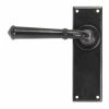 Black Regency Lever Latch Set