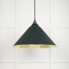 Smooth Brass Hockley Pendant in Dingle