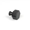 Matt Black Kahlo Cabinet Knob - 25mm