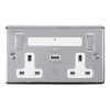 Eurolite Enhance Decorative Wifi Socket Polished Chrome