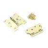 Polished Brass 4" x 2" x 4"  Parliament Hinge (pair) ss