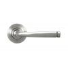 Satin Marine SS (316) Avon Round Lever on Rose Set (Plain)