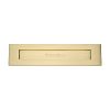 Heritage Brass Letterplate 13" x 3" Satin Brass finish