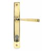 Polished Brass Avon Slimline Lever Espag. Lock Set