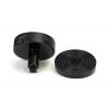 Black Brompton Centre Door Knob (Beehive)