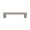 Heritage Brass Cabinet Pull Apollo Design 128mm CTC Satin Nickel Finish