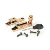 Polished Bronze Mushroom Quadrant Fastener - Narrow