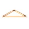 Polished Bronze Barton Shelf Bracket (200mm x 200mm)