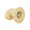 Polished Brass Oval Cabinet Knob 40mm