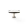 Alexander & Wilks - Romulus Soap Bar Cupboard Knob - Polished Nickel - 47mm