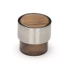 Wooden Cabinet Knob Radio Design 26mm Walnut Finish