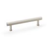 Alexander & Wilks - Crispin Reeded T-bar Cupboard Pull Handle - Satin Nickel - 128mm