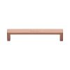 Heritage Brass Cabinet Pull Wide Metro Design 152mm CTC Satin Rose Gold Finish