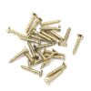 Polished Brass SS 4x¾" Countersunk Screws (25)