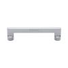 Heritage Brass Cabinet Pull Apollo Design 128mm CTC Satin Chrome Finish