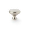 Alexander & Wilks - Wade Round Cupboard Knob - Satin Nickel - 38mm