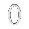 Heritage Brass Numeral 0 Concealed Fix 76mm (3") Polished Chrome finish