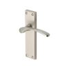 Heritage Brass Door Handle Lever Latch Sophia Design Satin Nickel finish