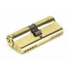 Lacquered Brass 35/35 5pin Euro Cylinder KA