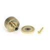 Aged Brass Judd Cabinet Knob - 32mm (Plain)