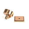 Polished Bronze Kelso Cabinet Knob - 38mm (Square)