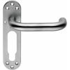 Safety Lever On  Inner Plate - Satin Stainless Steel