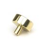 Polished Brass Kelso Cabinet Knob - 38mm (No Rose)