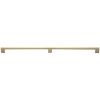 Heritage Brass Cabinet Pull Metro Design 480mm CTC Satin Brass Finish