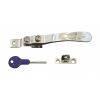 Locking Casement Fastener - Polished Chrome