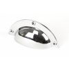 Polished Chrome 4" Plain Drawer Pull