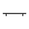 Heritage Brass Cabinet Pull Bar Design 160mm CTC Matt Black Finish