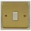 Eurolite Stainless Steel 1 Gang Switch Satin Brass