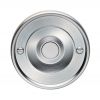 Round Bell Push - Satin Chrome