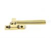 Aged Brass Locking Art Deco Fastener - LH