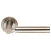 Steelworx Swl Astoria Lever On Rose - Bright/Satin Stainless Steel