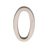 Heritage Brass Numeral 0 Concealed Fix 76mm (3") Satin Nickel finish