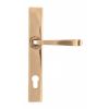 Polished Bronze Avon Slimline Espag. Lock Set