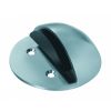 Floor Mounted Door Stop - Shielded (Large) - Satin Stainless Steel