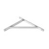 Satin Chrome Chalfont Shelf Bracket (314mm x 250mm)