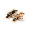 Polished Bronze Mushroom Quadrant Fastener - Narrow